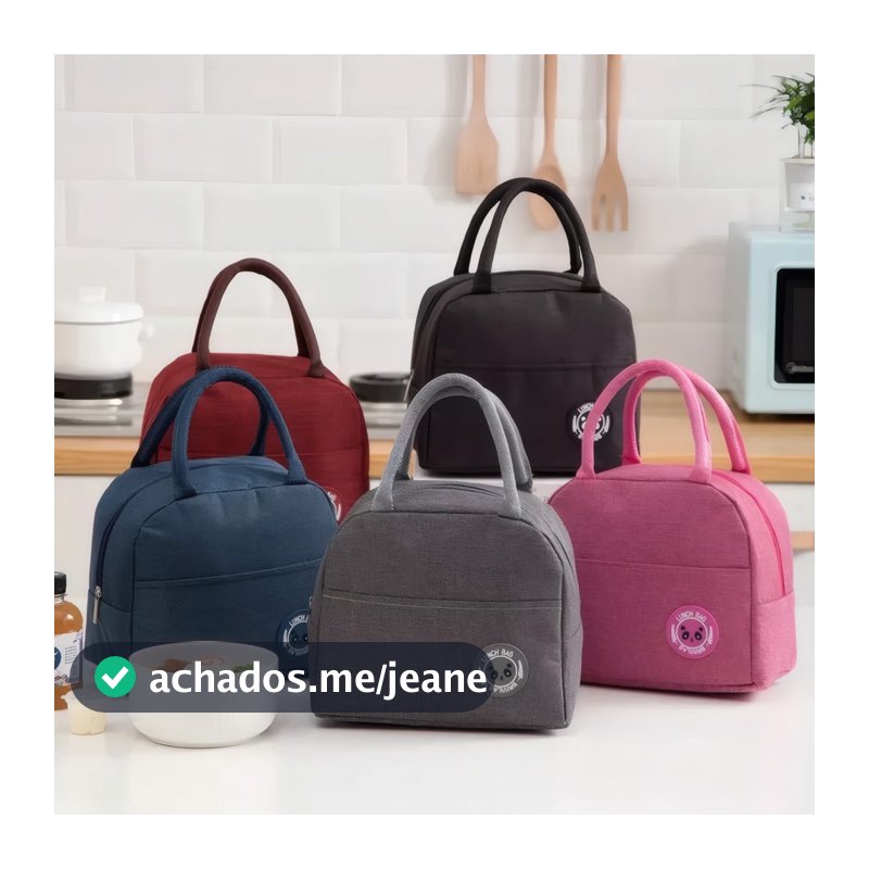 Kit 30 Bolsas Térmicas Portátil Lancheira Térmica Marmita Viagem