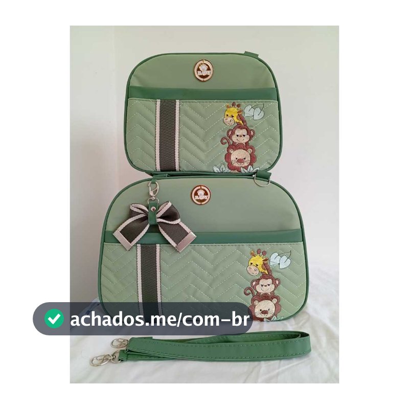 Kit de Bolsa Maternidade Safari 2 Peças