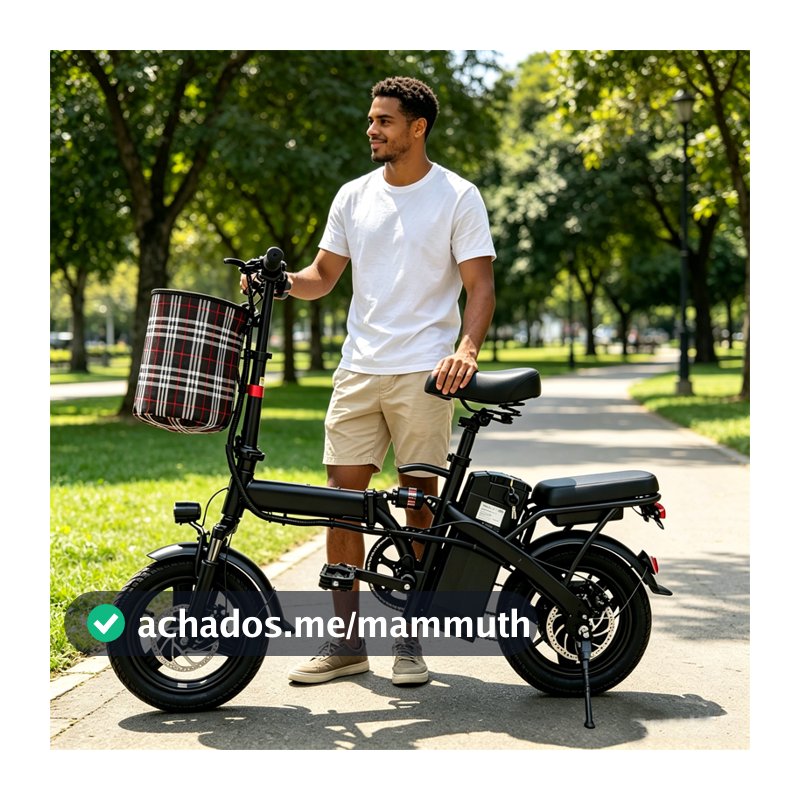 Bicicleta EléTrica DobráVel Para Adultos 9Cavalo, Pedal Tripulado, Compras Ao Ar Livre, Viagem Bicicleta Scooter EléTric