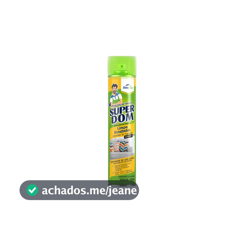 Limpa Estofados Aerossol Super Dom 300ml Dom Line