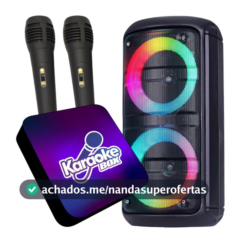 Karaoke Box Profissional Com Pontuação Anime Sua Festa Com Música