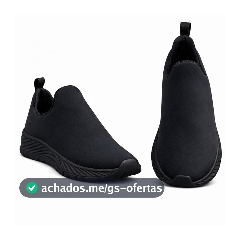 Tênis para Academia Masculino Sem Cadarço Tipo Meia Ideal para o Dia a Dia Fácil de Calçar Super Leve