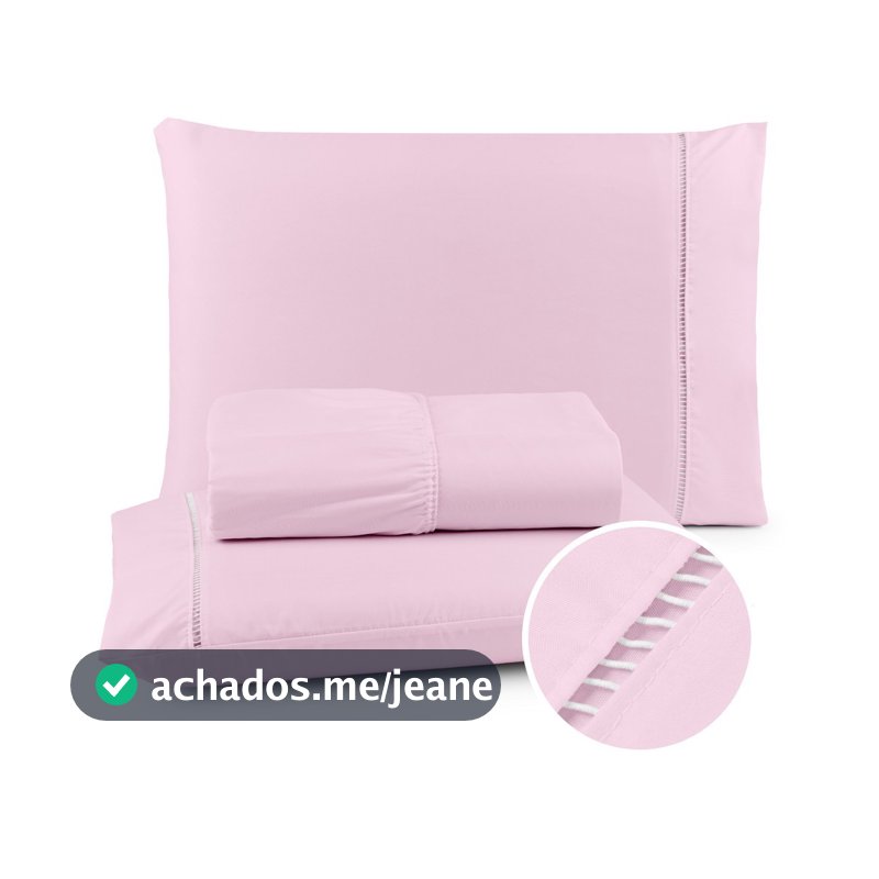 Lencol Queen/Casal/King/Solteiro Jogo De Cama Casal 400 Fios Micropercal com Ponto Palito