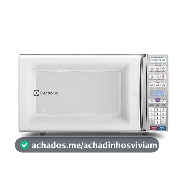 Micro-ondas Electrolux 34 Litros MEO44 função Tira odor e Manter aquecido 1400W Branco