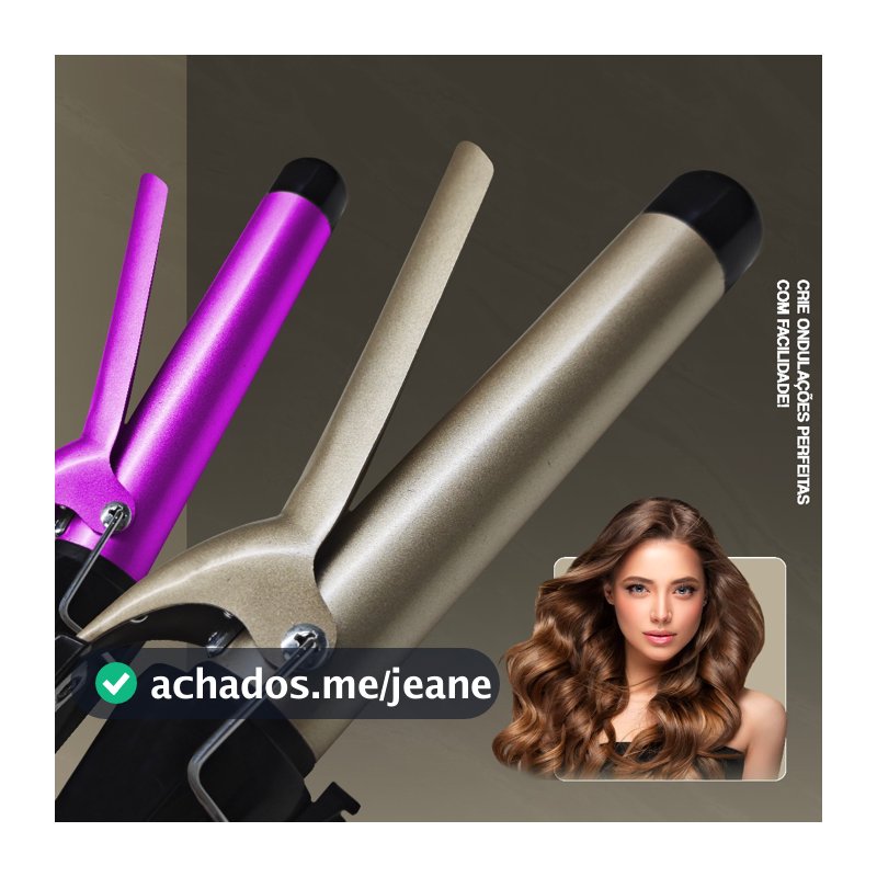 Modelador De Cabelos e Cachos Estilo Babyliss 22mm Bivolt - A683
