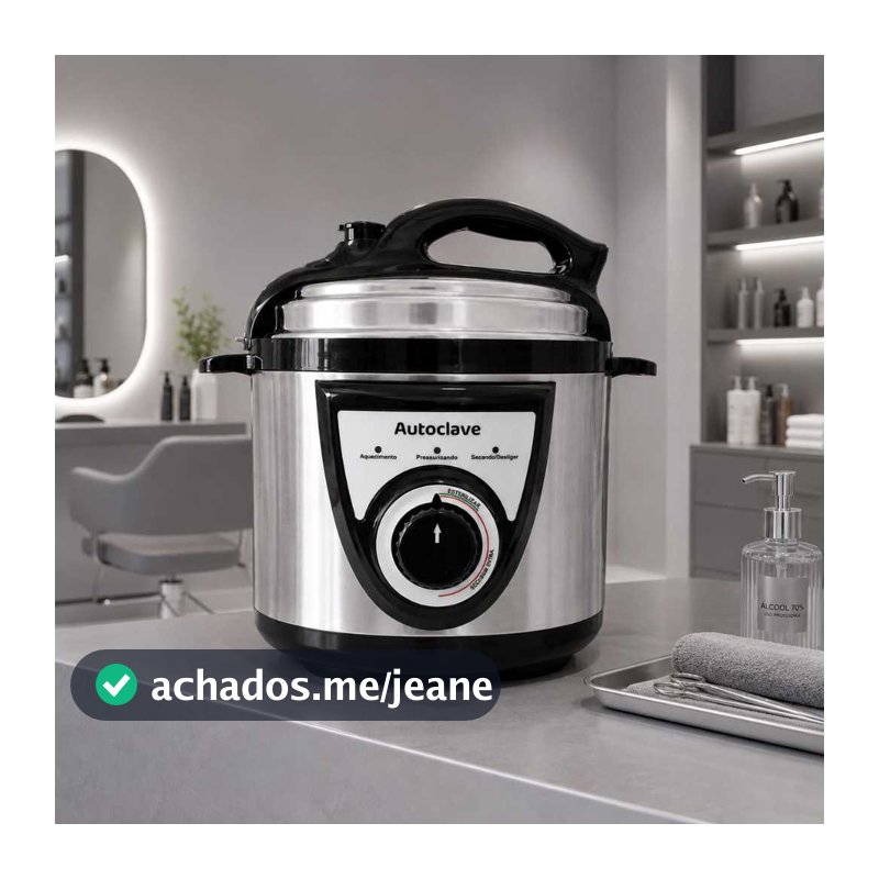 Autoclave 5litros c/ Secagem Automatica  Para Manicure Podologia Estética c/Anvisa Cinza