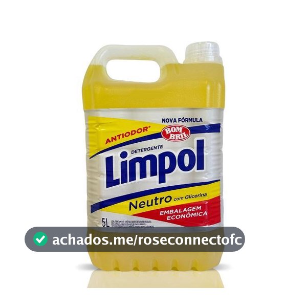 Detergente Neutro com Glicerina Limpol 5 litros