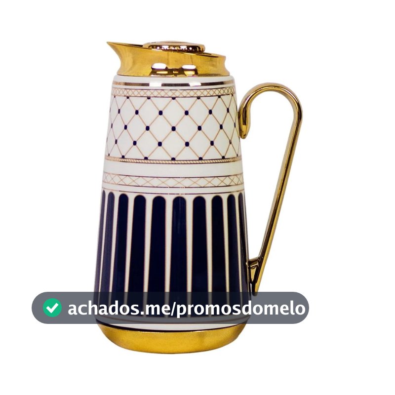 Garrafa Térmica Porcelana Palazzo Navy 700ml Tuut Luxo