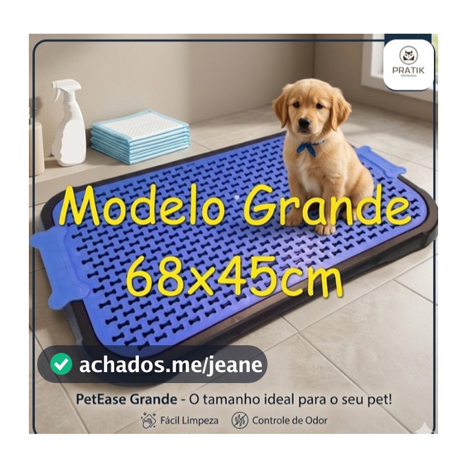 Sanitário Canino Cachorros 68x45cm grande Tapete Higiênico Lavável Para Cachorros Pet Xixi