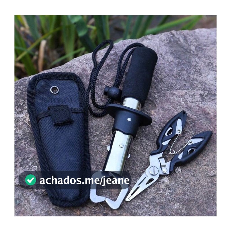 Kit 3Pcs Alicate De Pesca E Ferramentas Multifuncionais Para Os Lábios De Peixe