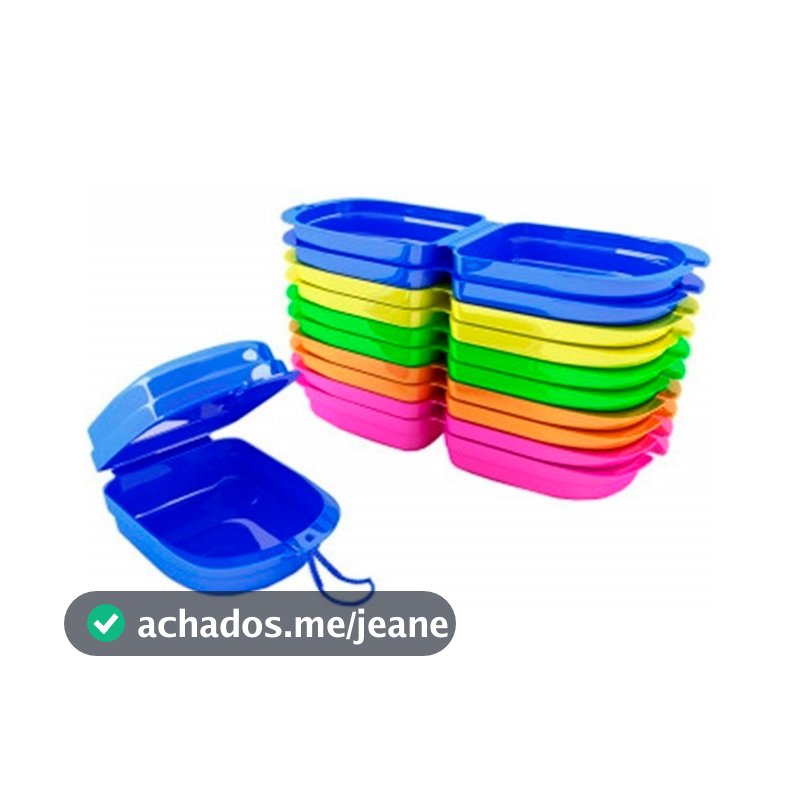 Kit 10 Caixa Case Estojo Caixinha Aparelho Orto Móvel Sortido