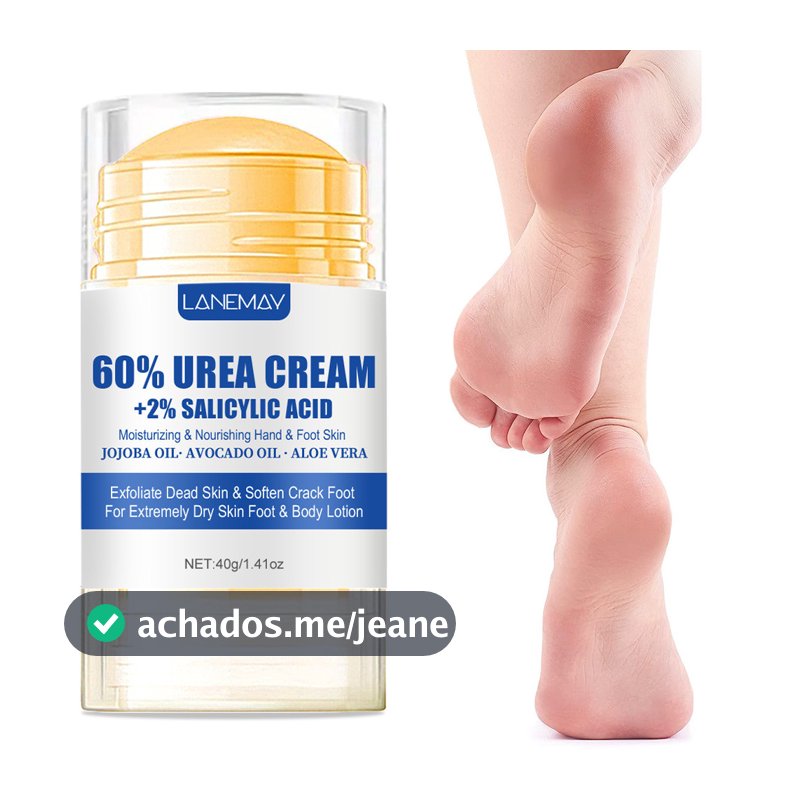 Foot Cream-60% Urea Aloe Vera -40g-Ultra-Hydrating for Softening Dry Cracked Feet - Gentle Exfoliation Daily Foot Care