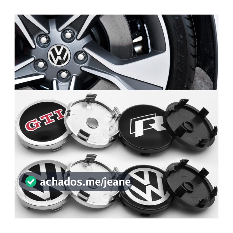 Volkswagen 4pcs 60mm Carro Modificação Hub Capa Centro Para BORA Golf Polo Passat Sagitar Santana Lavida Lamando Tharu Acessórios Carros