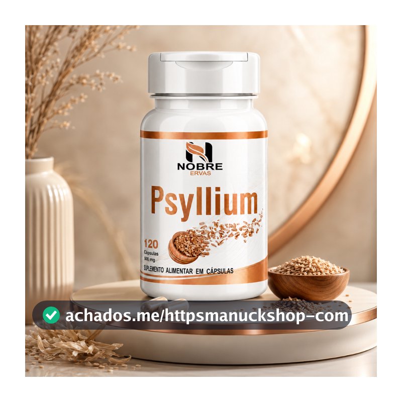 psyllium 100% Original 120 capsulas  psyllium Fibra Solúvel Fibra Alimentar