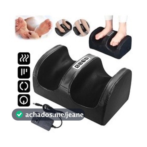 Massageador de Pés Massagem Com Aquecimento Relaxamento Shiatsu Envio Imediato (APENAS EM 110V)