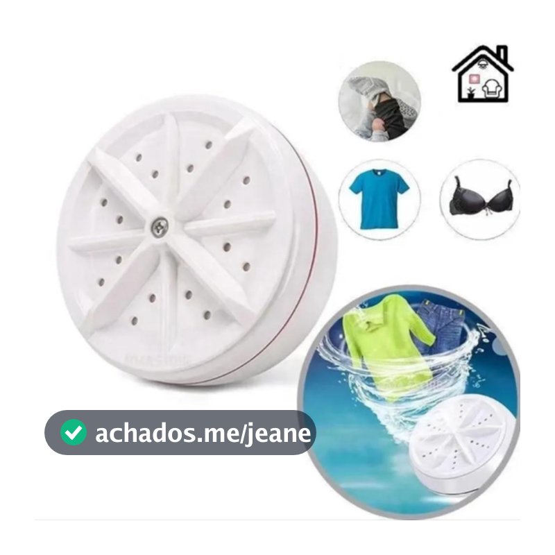 MINI MAQUINA DE LAVAR ROUPA PORTATIL MULTIUSO LAVADORA EM BALDE BACIA COMPACTA VIAGEM USB