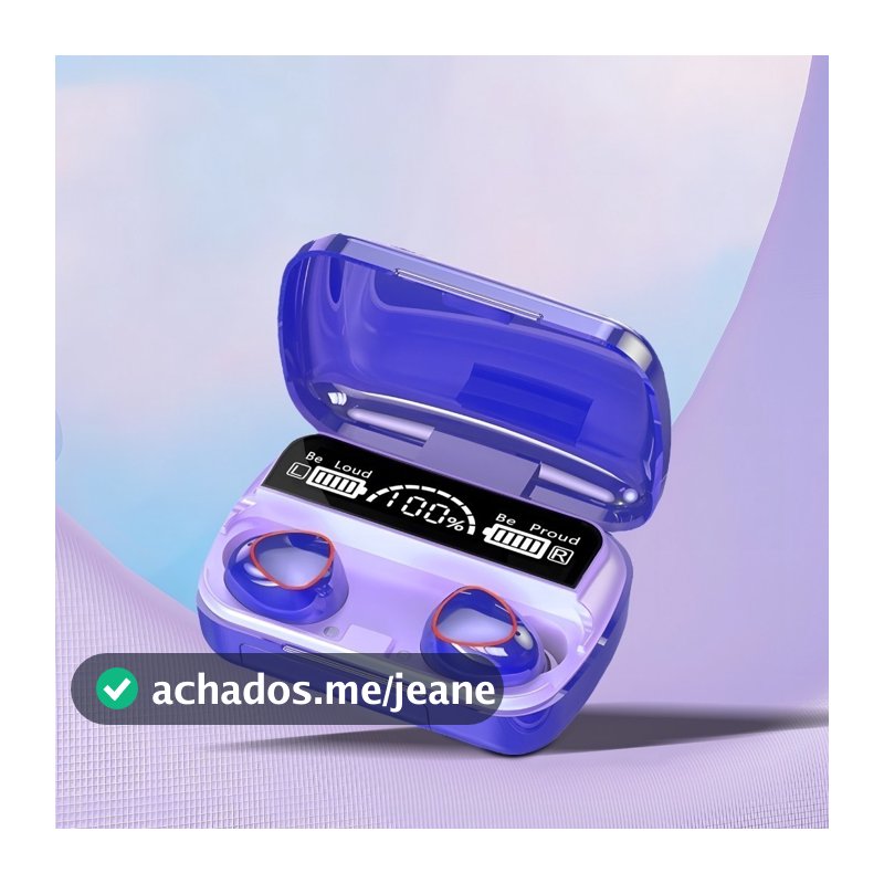 Fone De Ouvido bluetooth 5.1 M10 Sem Fio tws Estéreo Com Pod Carregador  alex