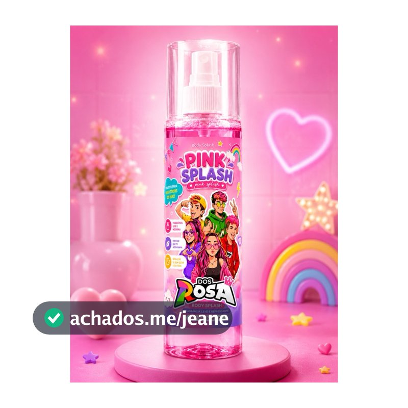 Body Splash Emilly Vick Os Rosas Lancamento Novidade Pink Splash Tropa Dos Rosas 200ml Perfume