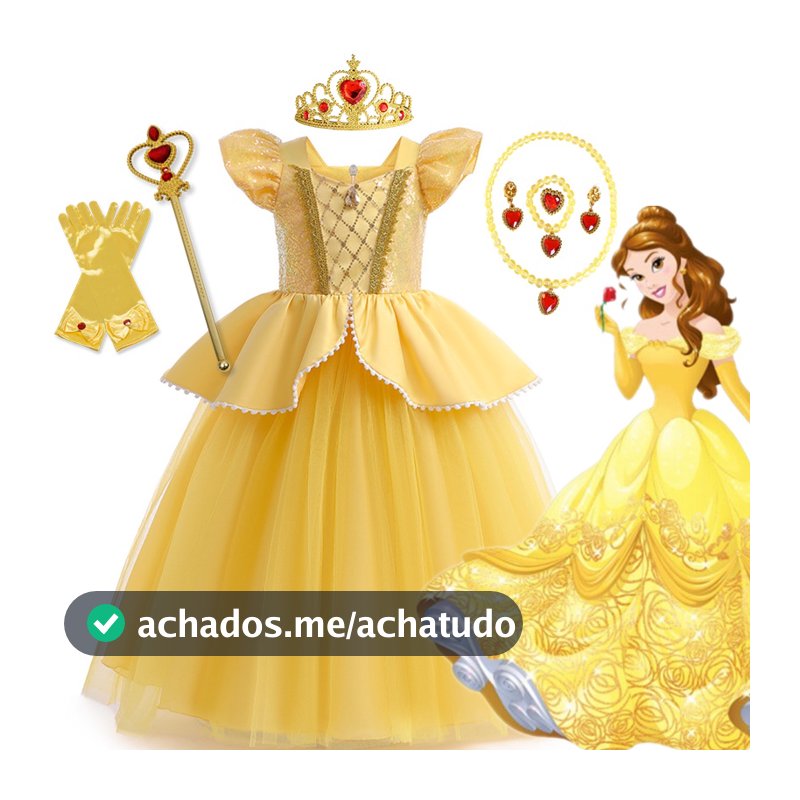 WFRV Princess Dress For Girls Kids Cosplay Traje De Festa De Aniversário De Halloween Vestuário