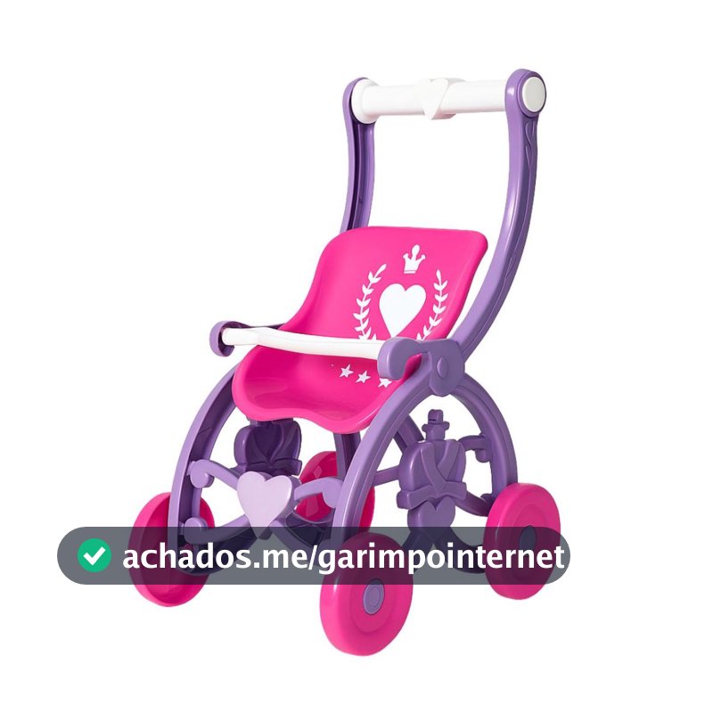Carrinho de Boneca Infantil GRANDE - Bebê Reborn Brinquedo Menina