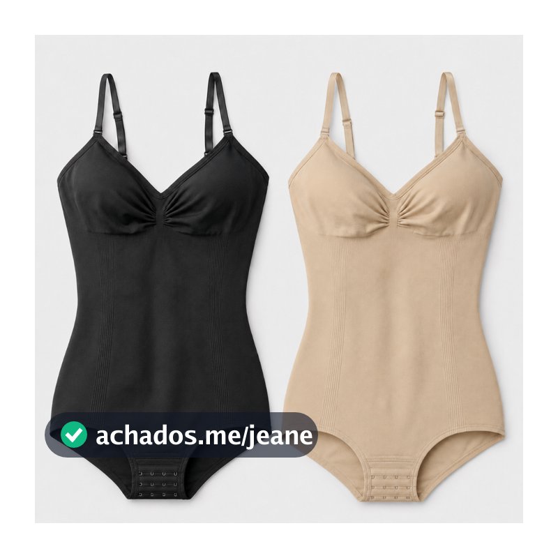 Kit 2 Body Cinta Modeladora Abdominal Feminina Alta Compressão Uso Diária Alça Regulável