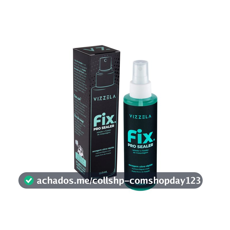 Fix Pro Sealer Fixador De Maquiagem E Selador Para Aumentar A Durabilidade Da Make Vizzela