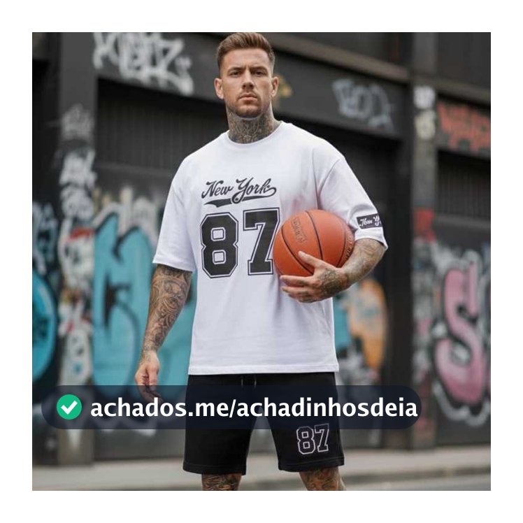 kit urban 87 basquete /hip hop Style oversizeds
