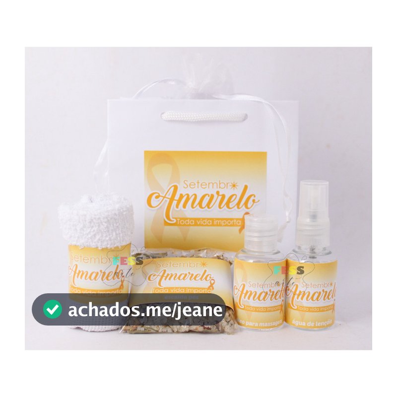 15 kit lembrancinha outubro rosa setembro amarelo bem-estar autocuidado brinde afetivo personalizada