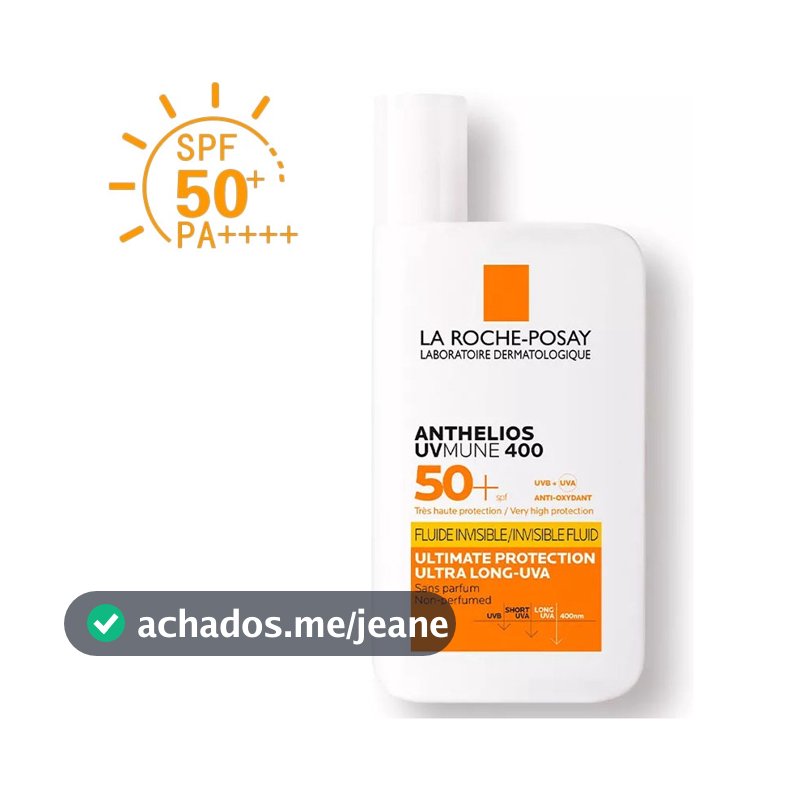 Protetor solar facial antioleosidade anthelios airlicium fps 50 sem cor 50ml La Roche-posay