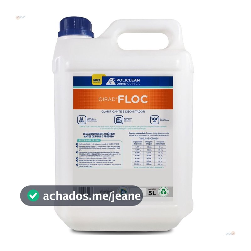 Floc - Clarificante e Decantador 05 L