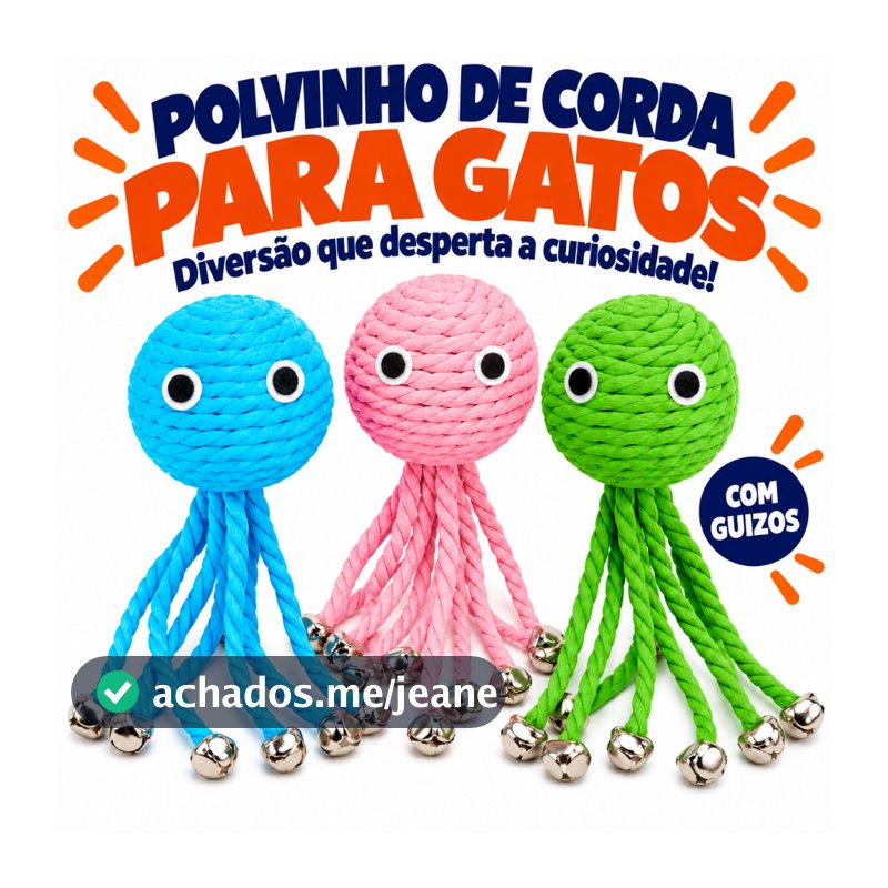 Brinquedo Polvo de Pelúcia para Gatos com Catnip Interativo Colorido 19cm Antitédio