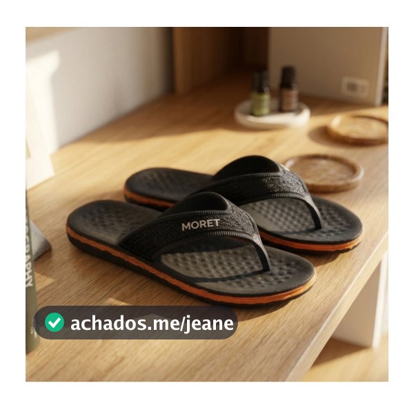 Chinelo MORET Cores Emborrachado Unissex Oferta Relâmpago