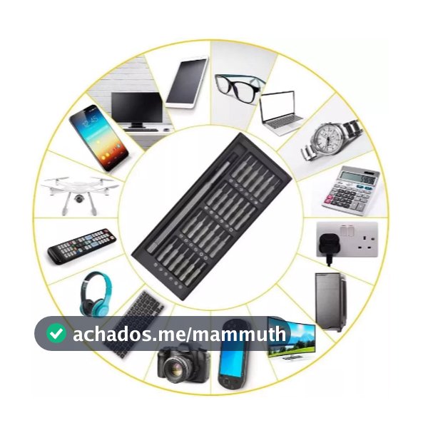 Kit 24Pcs Chave De Fenda Magnética Multifuncional