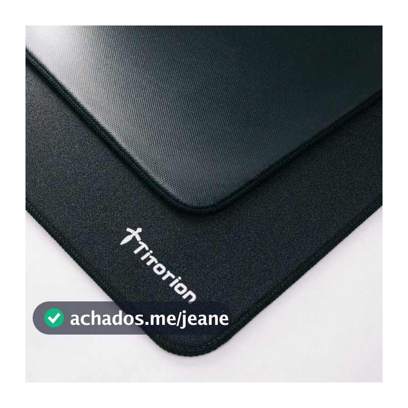 Mouse Pad Gamer Poron Control Rigel 49x42 Profissional Premium Preto Vermelho Samurai Titorion
