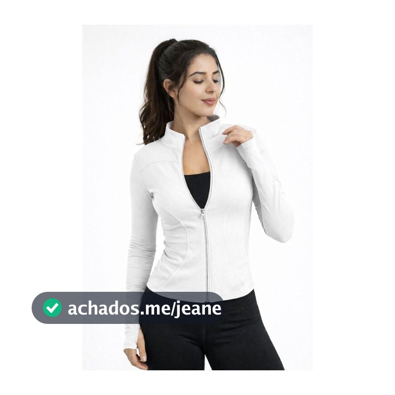 Jaqueta Esportiva Feminina Fitness Para Academia