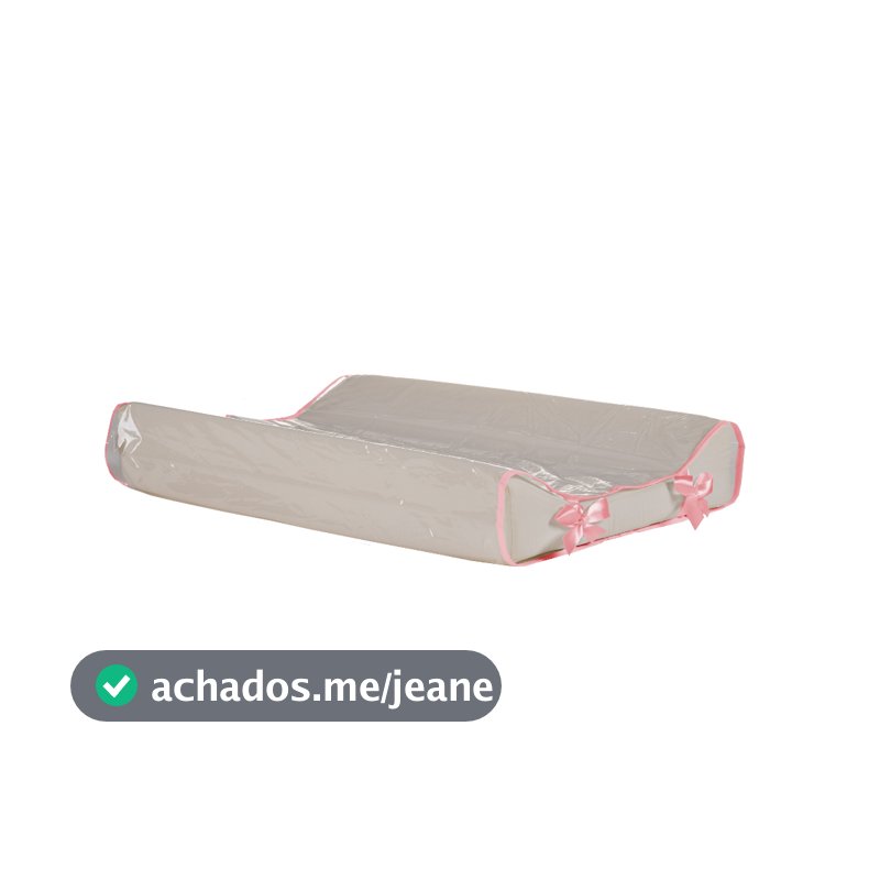 Capa de Plástico Protetora Transparente para Trocador Americano Anatômico de Bebê Menino/Menina