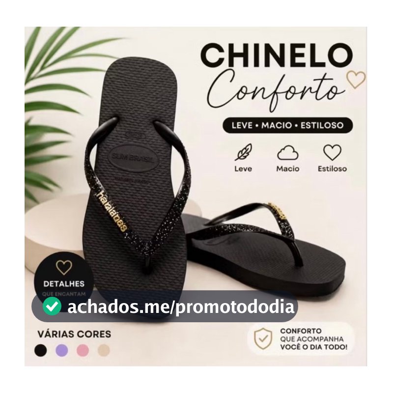 Chinelo de Dedo Feminino sola quadrada– Confortável, Leve e Moda Verão Tendências