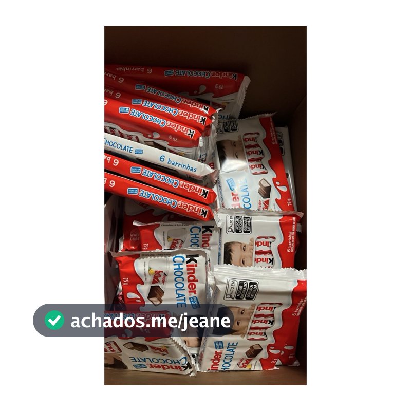 Kinder Chocolate - Ferrero - Cx c/ 24un - 12,5g/un