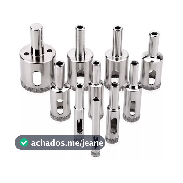 Jogo 10 Broca Diamantadas 6-30mm