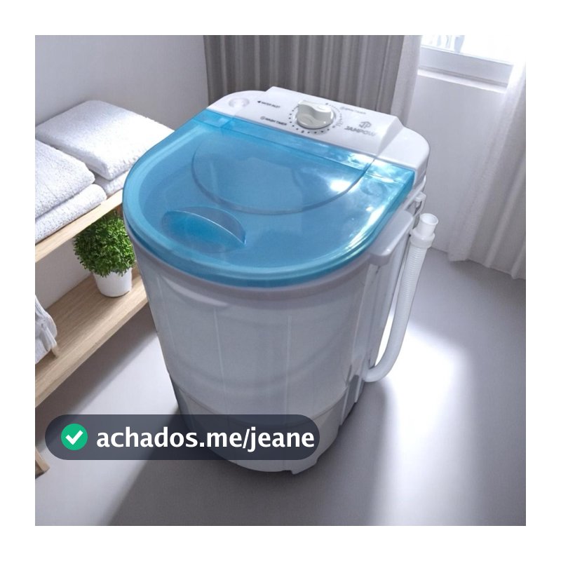 MINI MÁQUINA DE LAVAR 2 EM 1 - LAVAGEM E CENTRIFUGAÇÃO - 4,5KG TÊNIS E ROUPAS ÍNTIMAS