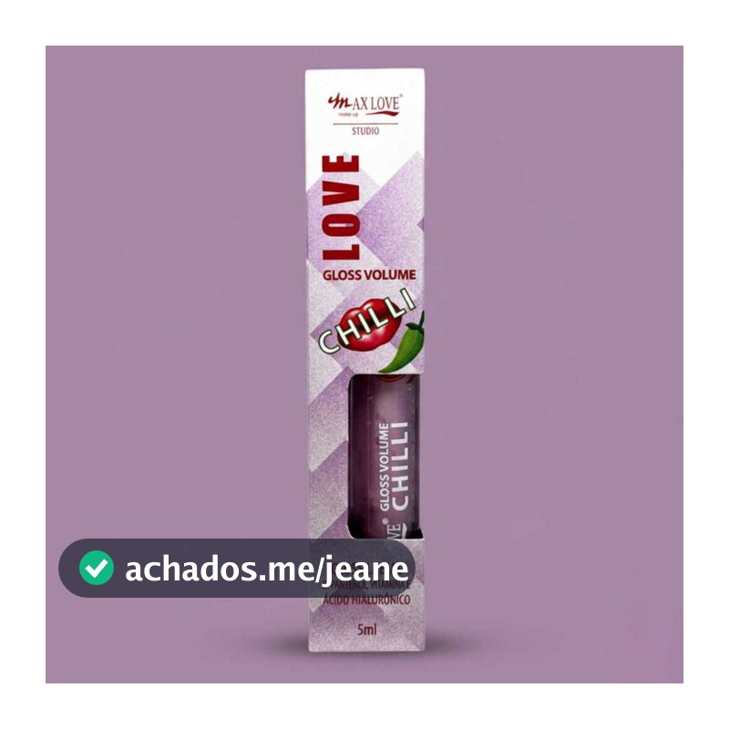 Gloss Labial Volumoso Chilli Cor 76 Max Love