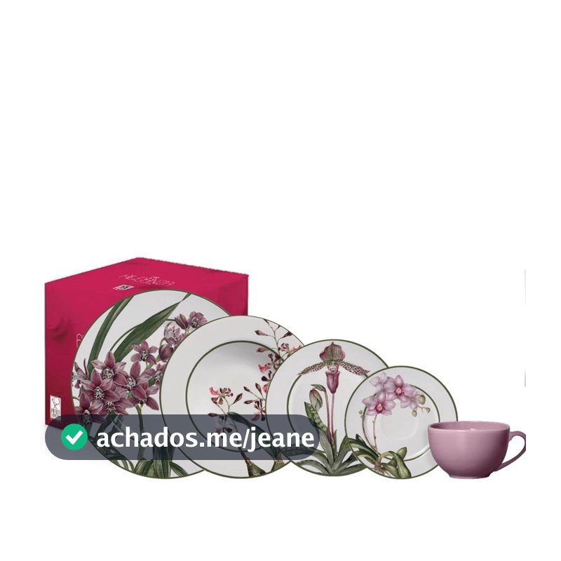 ORQUIDEA - APARELHO JANTAR 20 PÇS