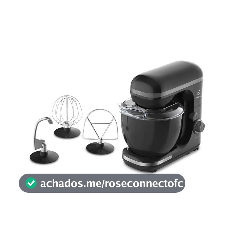Batedeira Planetária Electrolux 750w Preta Experience Com Tigela 5l (EKM30)