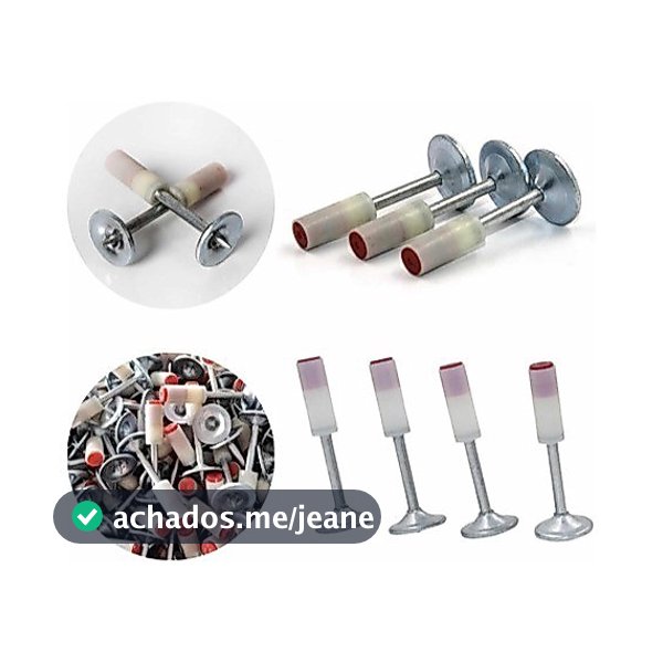 27/32mm Kit 250 Prego Finca Pino Arruela Cônica Profissional Ação Direta Arita cadeirinha