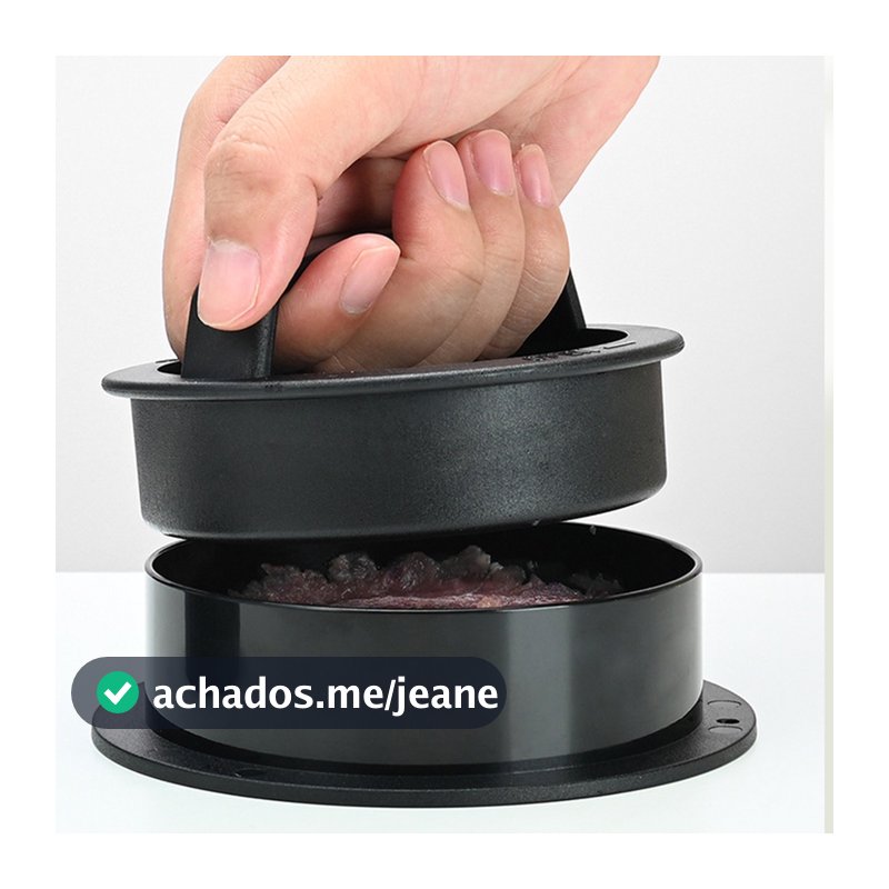 Conjunto 12X6CM Molde Prensa Carne De Hambúrguer De Pressão Adequado Churrascos, Noites De Lanches-AA