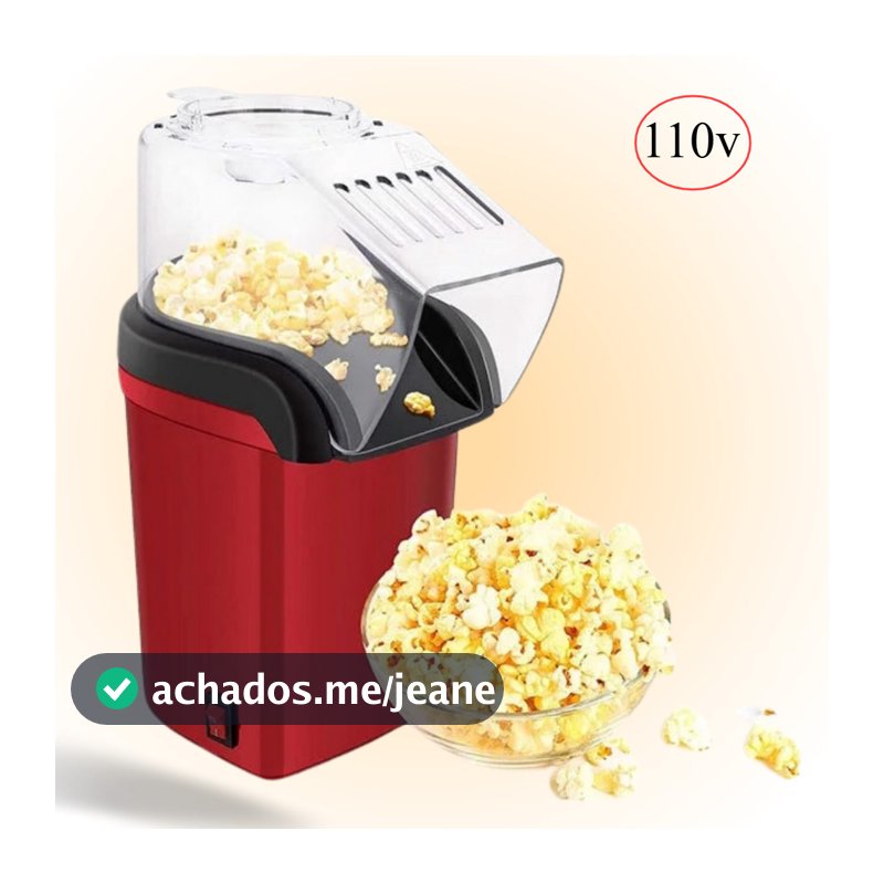 Pipoqueira Elétrica (110v)  Ar Quente- Máquina de Fazer Pipoca Sem Óleo Minijoy TOP