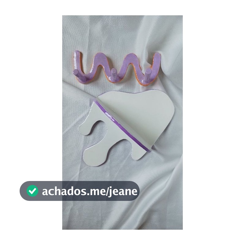 Decoração de Parede Orgânica | Gancho e Prateleira Dopamine Decor | Wall Decor Aesthetic