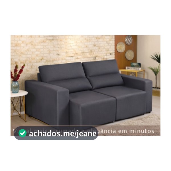 Capa de Sofá Retrátil 2 Lugares, Ajustável ,+ 2 Almofadas Estampadas, em Malha Gel