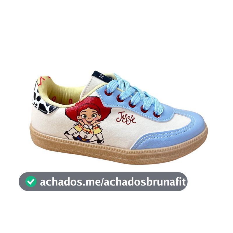 Tenis Infantil Jessie Toy Story Meninas Conforto Disney Original