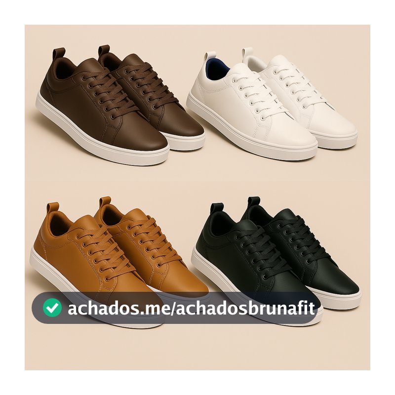 Tênis Masculino Casual Básico Dia a Dia Lazer Sapatênis Elegante Texturizado Trabalho